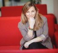 mel on red couch screen grab